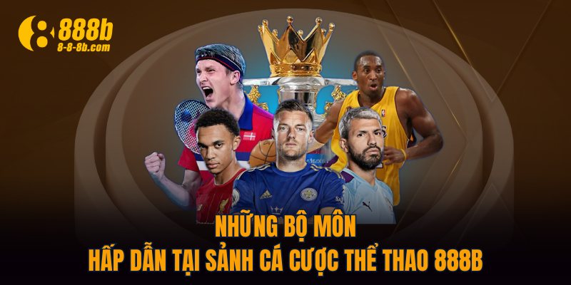 Những bộ môn hấp dẫn tại sảnh cá cược Thể Thao 888B